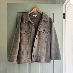 Madewell Boiled Wool Shirt Jacket